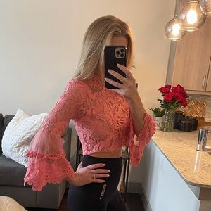 Hot Pink Lace Craptop